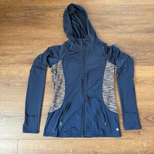 Women's Navy Blue Hooded Jacket